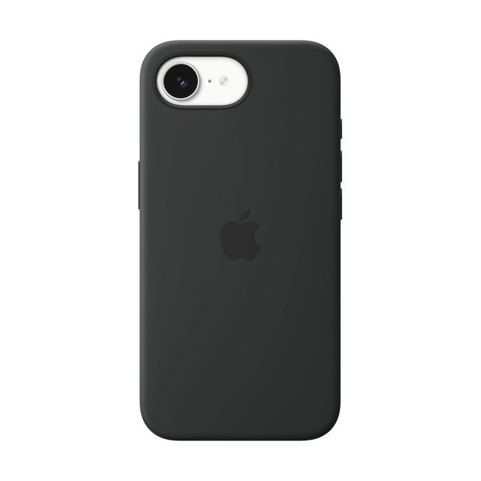 APPLE iPhone 17e - Coque en silicone avec MagSafe - Noir