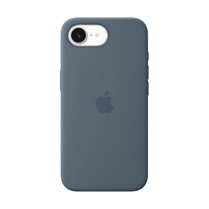 APPLE iPhone 17e - Coque en silicone avec MagSafe - Bleu ancre