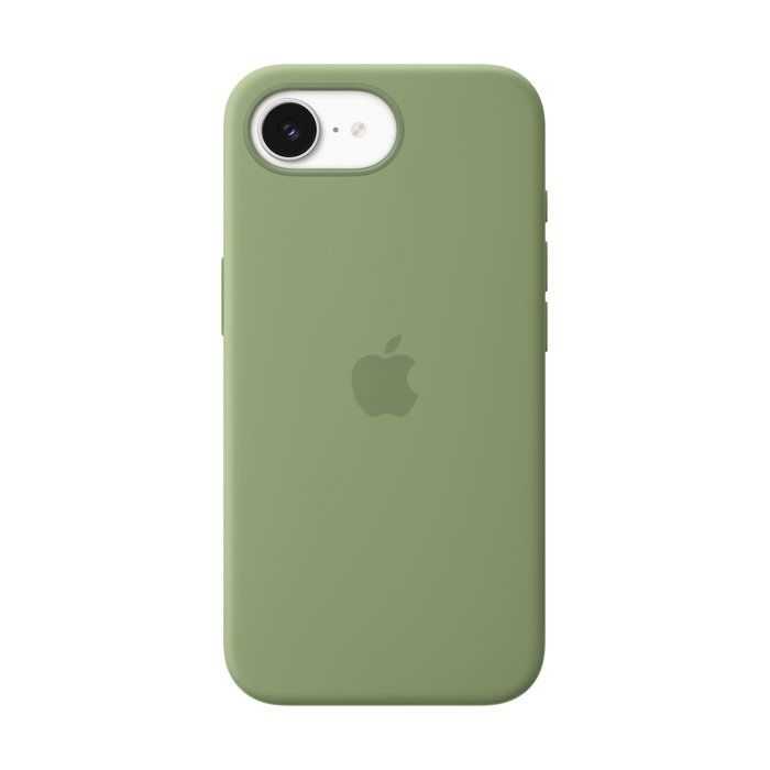 APPLE iPhone 17e - Coque en silicone avec MagSafe - Mousse claire