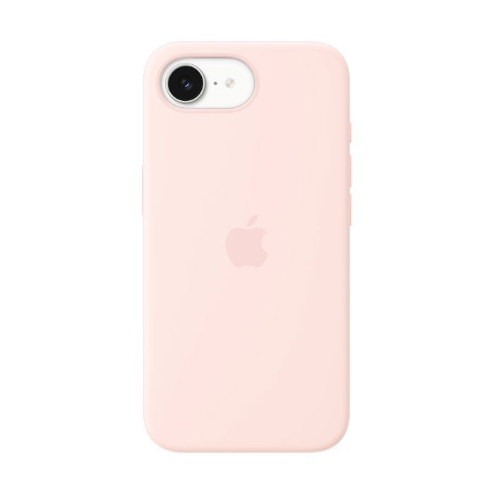 APPLE iPhone 17e - Coque en silicone avec MagSafe - Rose tendre