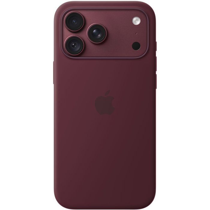 APPLE iPhone 18 Pro Max - Coque en silicone avec MagSafe - Bordeaux