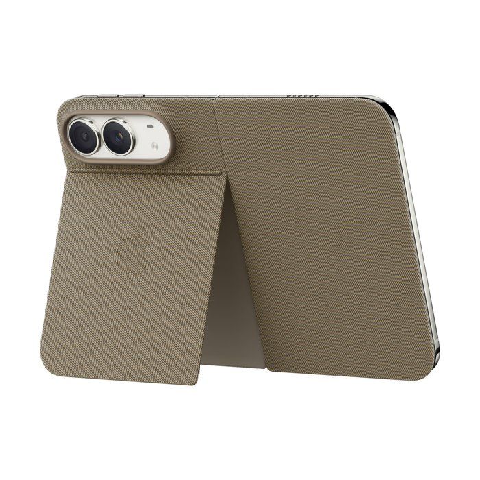APPLE iPhone - Étui Duo Folio avec support - Taupe