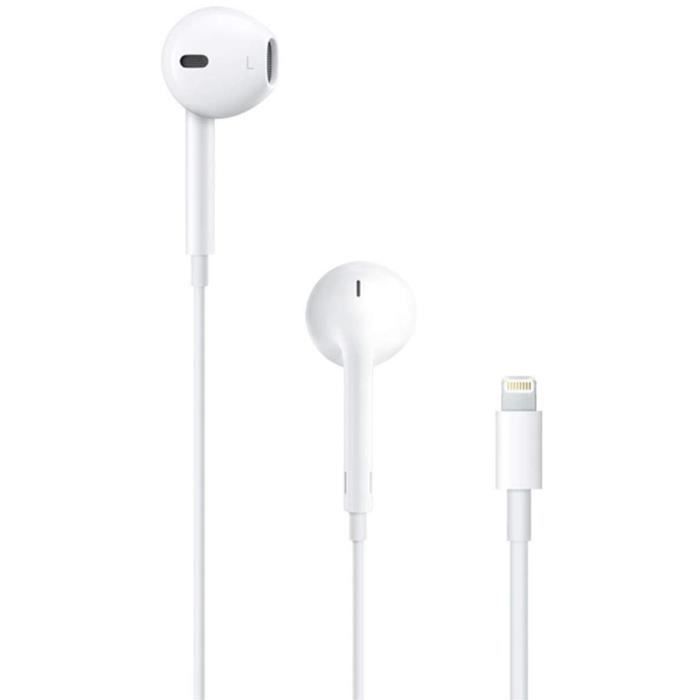 Ecouteurs APPLE EarPods With Lightning Connector - Cdiscount TV