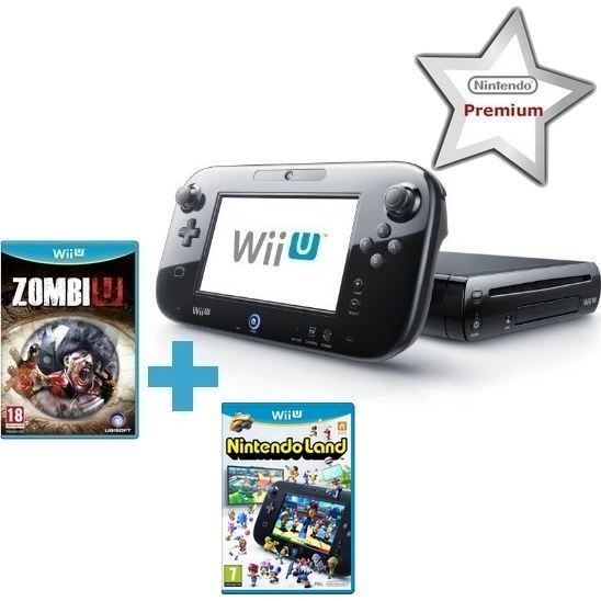 Console Wii U Premium 32 Go édition Limitée – Pack Zombi U – Collector Nintendo