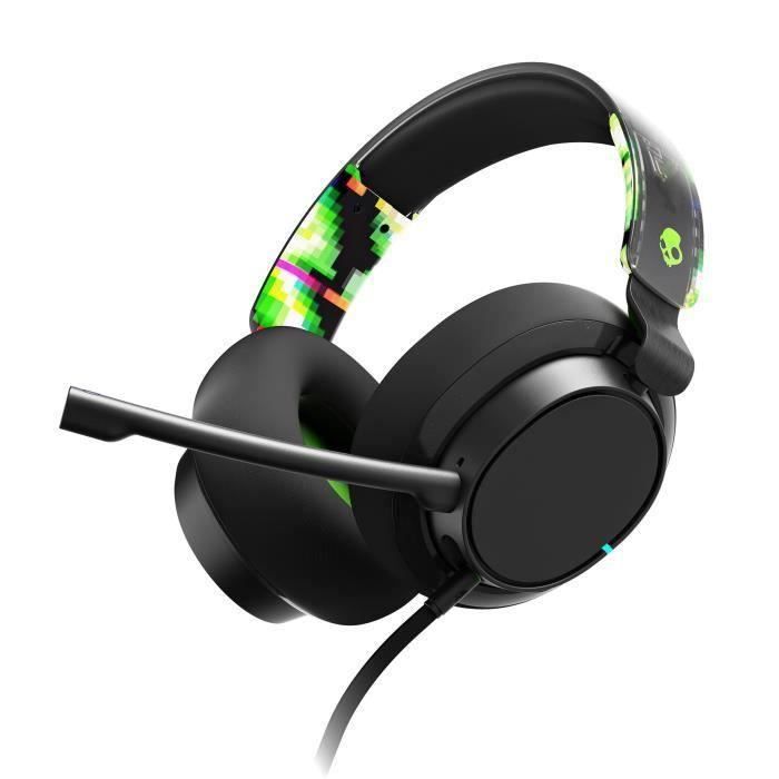 Casque Gaming Filaire PC & Xbox - SKULLCANDY - SLYR PRO - Noir/Vert