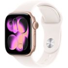 Apple Watch Series 11 GPS - 42mm - Boîtier Rose Gold Aluminium - Bracelet Light Blush Sport Band - S/M