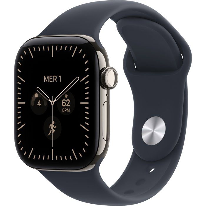 Apple Watch Series 12 GPS + Cellular 42 mm Boîtier en Naturel avec Bracelet Sport /