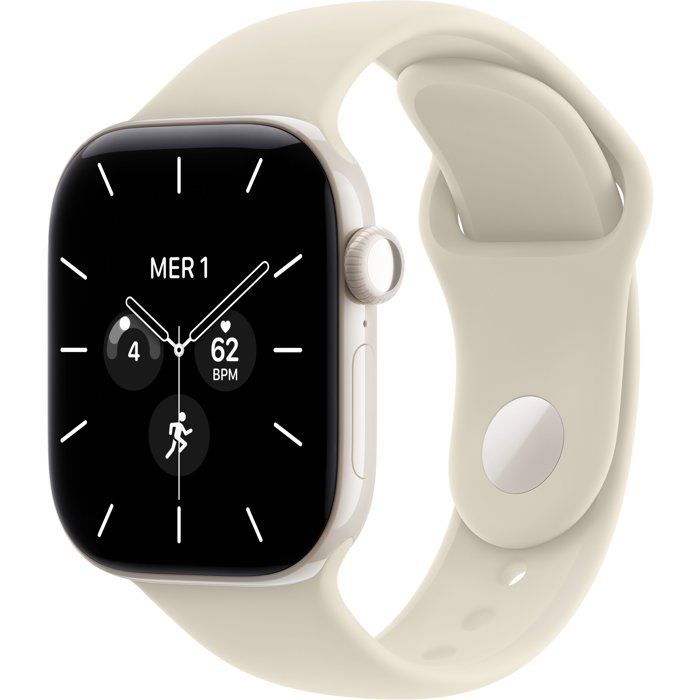 Apple Watch Series 12 GPS + Cellular 42 mm Boîtier en céramique avec Bracelet Sport Sable / - vue 2