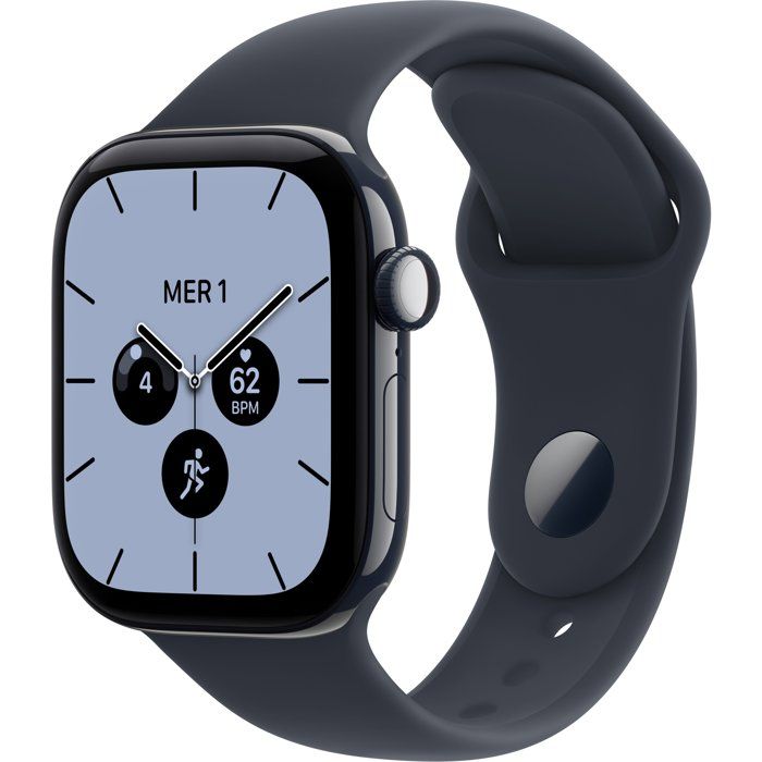 APPLE Watch Series 12 GPS + Cellular - 42mm - Boîtier Night Blue Céramique - Bracelet Navy Blue Sport Band - S/M