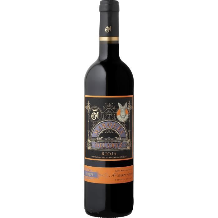 Marqués Del Cruz Reserva 2018 Rioja - Vin rouge d'Italie - La cave ...