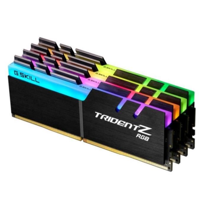 G.Skill TridentZ RGB Series AMD Edition DDR4 kit : 4 x 8 Go DIMM 288 broches 3200 MHz / PC4 25600 CL16 1.35 V mémoire sans tampon non ECC - vue 6