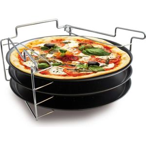 Chef Pomodoro Plaque pizza four en fonte avec poignées, plat pizza, plaque  de cuisson ronde pour cuisinière, Plaque pizza pour four, gril et feu de  camp, Plaque de cuisson four (30 cm) 