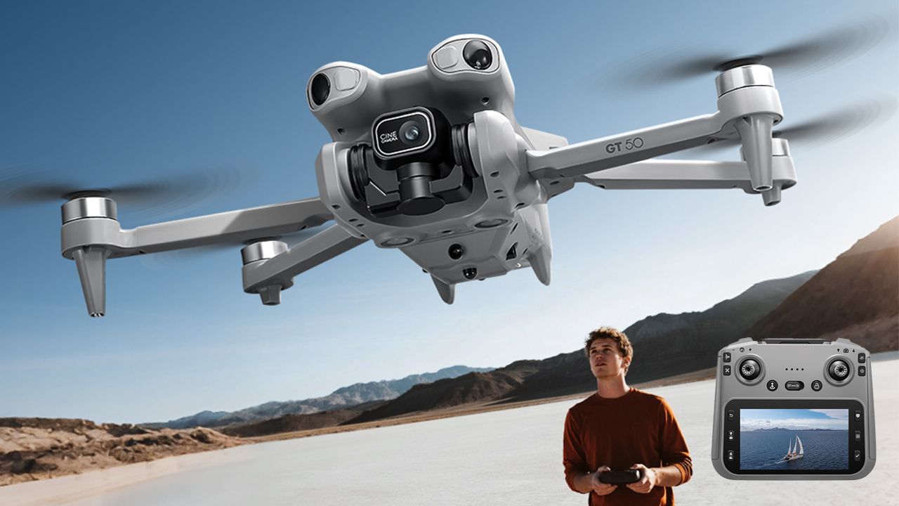 Drone Avec Caméra 1080P 30 Min Vol - Moteur Sans Balais Pour Enfants Et Adultes - Vert
