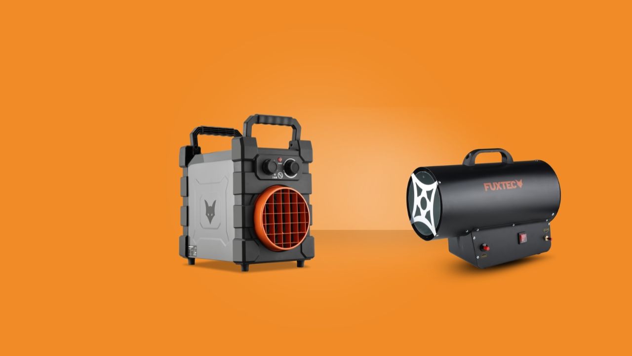 Canon à Air Chaud Au Diesel Sovelor 32 KW - Modèle EC32, Noir/rouge, Acier, 76 DB, Poignée Et Roulettes - Neuf Sous Emballage