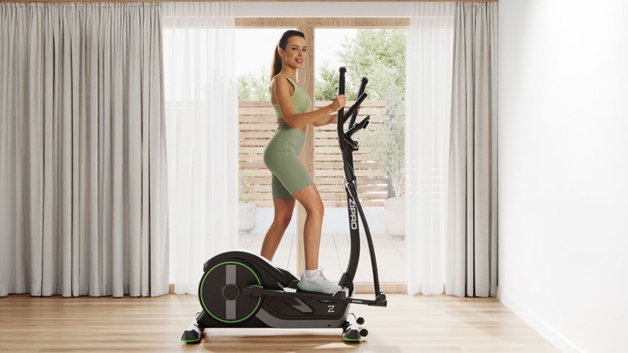 Vélo Elliptique Thunder Blaze 130kg - Bluetooth, 32 Programmes - Appareil De Fitness Maison