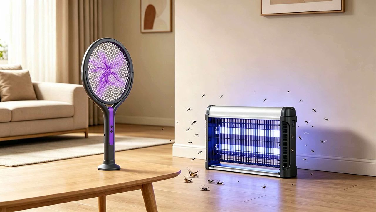 Lampe Anti Moustique UV Électrique 4W - Tueur D'Insectes Silencieux, Portée 80m², Idéal Maison Et Bureau