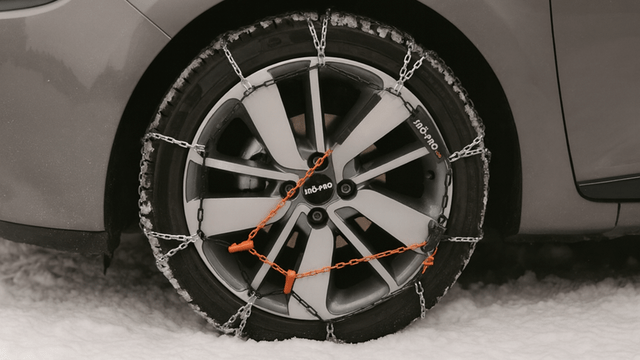 Chaînes à Neige 205/60 R16 9 Mm - Homologuées, Montage Rapide, Pour Pneu 205 60 16 - 10
