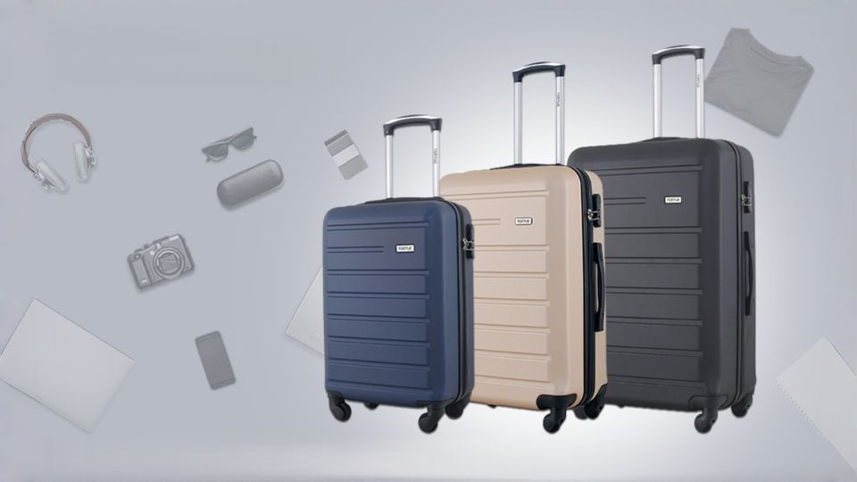 Valise Samsonite Rouge – Coque Rigide Polycarbonate – Serrure à Code – Taille Moyenne